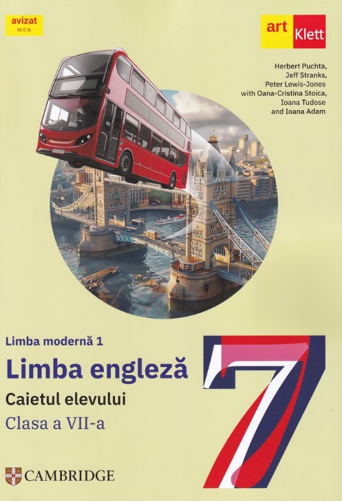 Limba Engleza caietul elevului pentru clasa a 7-a. Limba moderna 1 Think Level - Herbert Puchta Jeff Stranks