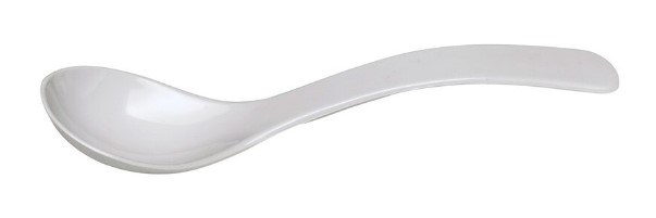 Lingura servire bufet, Hendi, lungime 23.5 mm, 30 ml, alba, plastic SAN rezistent pana la 80 gr C