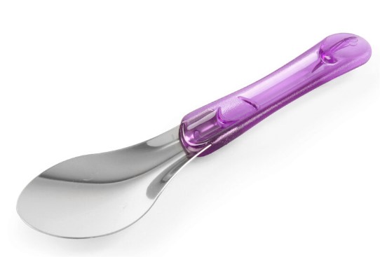 Lingura servire inghetata, 26 cm, inox, maner Tritan violet, Hendi