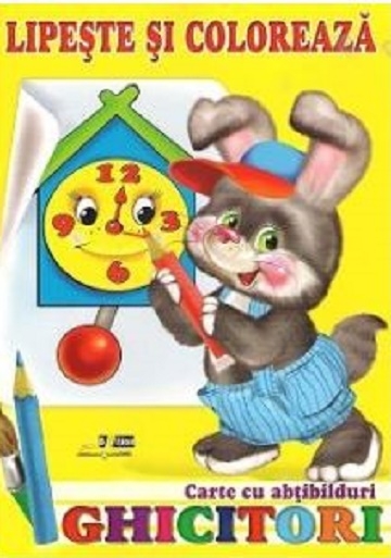 Lipeste si coloreaza. Iepure﻿ - Titus Stirbu