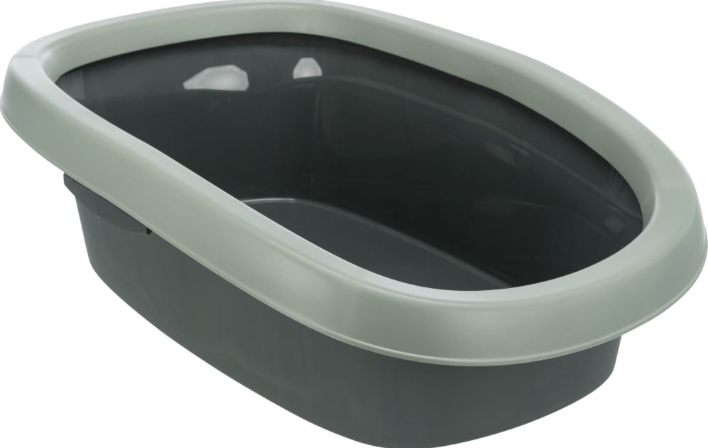 Litiera Carlo, Cu Rama, Be Eco, 31 x 14 x 43 cm, Antracit/Gri - Verde, 40211