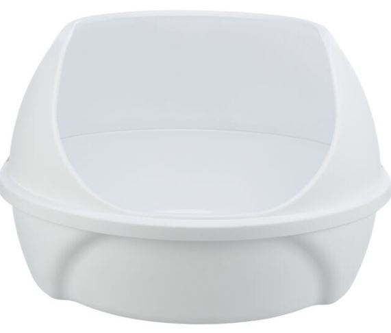 Litiera Simao, Cu Rama Inalta, 48 x 30 x 58 cm, Alb, 40221