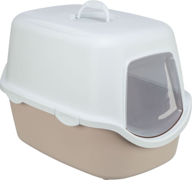 Litiera Vico, Cu Capac, 40x40x56 cm, Roz Pal/Alb, 402711