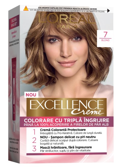 LOREAL EXCELLENCE VOPSEA DE PAR 7 BLOND