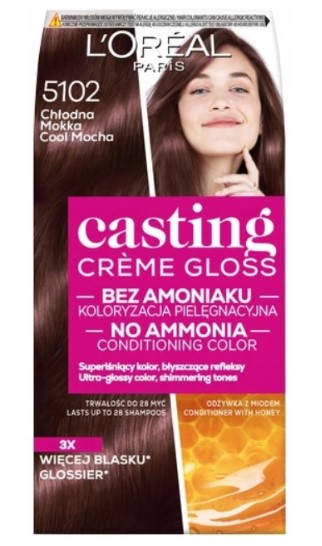 CASTING CR.GLOSS VOPSEA DE PAR 510 MOCHA CU GHEATA