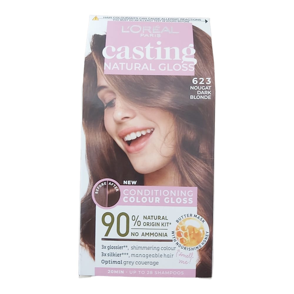 LOREAL CASTING VOPSEA DE PAR FARA AMONIAC 623 NOUGAT DARK BLONDE