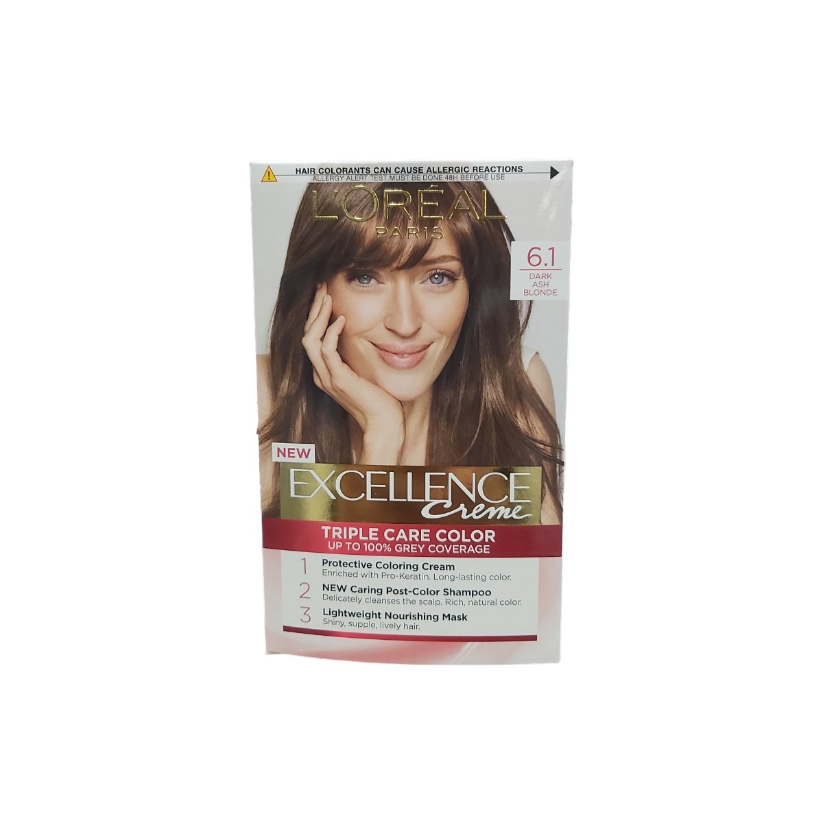 LOREAL EXCELLENCE VOPSEA DE PAR 6.1 BLOND INCHIS CENUSIU