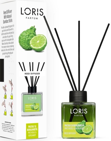 Odorizant de camera Paciuli si Bergamota 100 ml, Loris