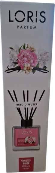 Odorizant de camera Vanilie si Bujor 100 ml, Loris