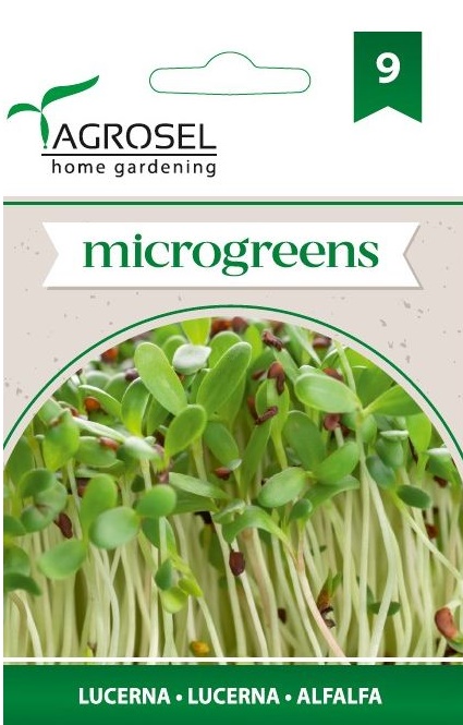 Seminte Lucerna microgreens, 9 g, Agrosel