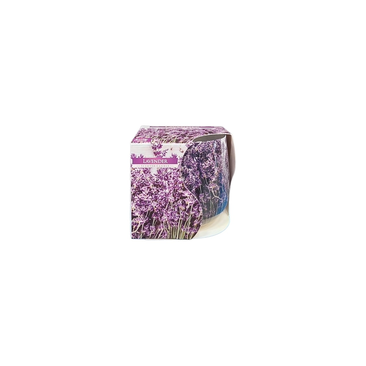 LUMANARE PAHAR IMPRIMAT SN71S-09 LAVANDA