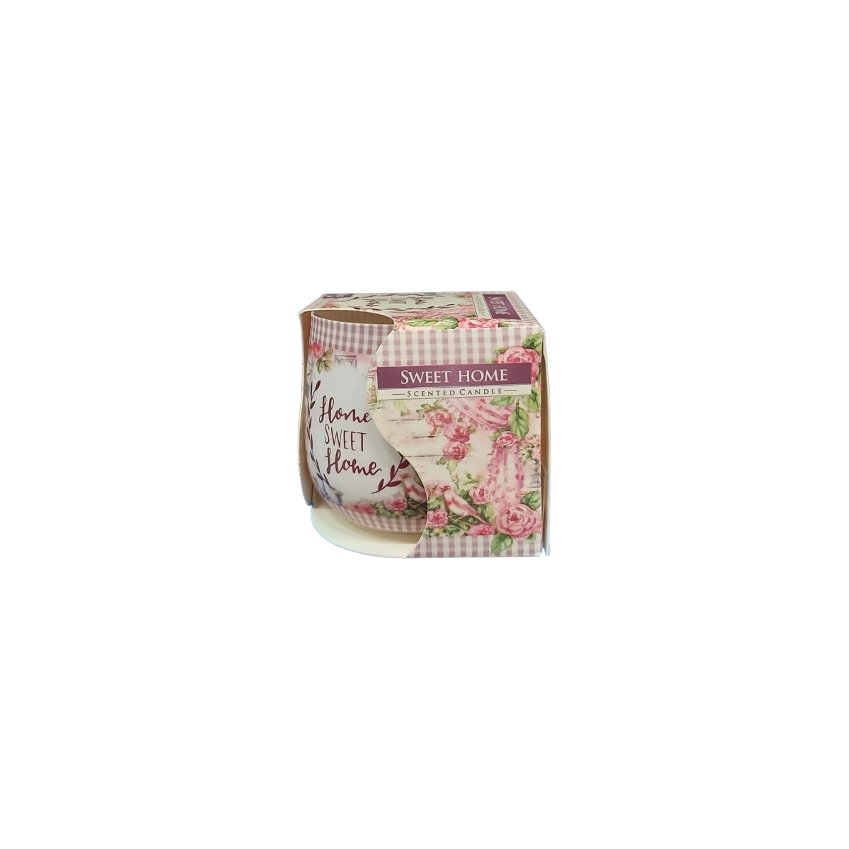 LUMANARE PAHAR IMPRIMAT SN71S-11 SWEET HOME