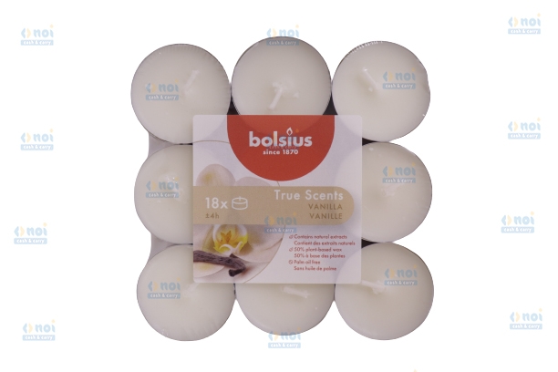 LUMANARE PASTILA BOLSIUS TRU PT18-75TS VANILIE 18BUC/SET