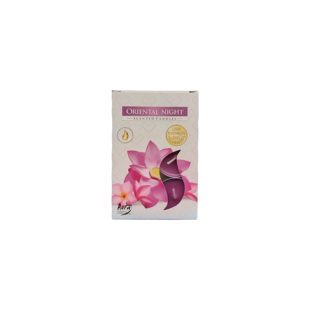 LUMANARE PASTILA P15-272 NOAPTE ORIENTALA 6 BUC/SET