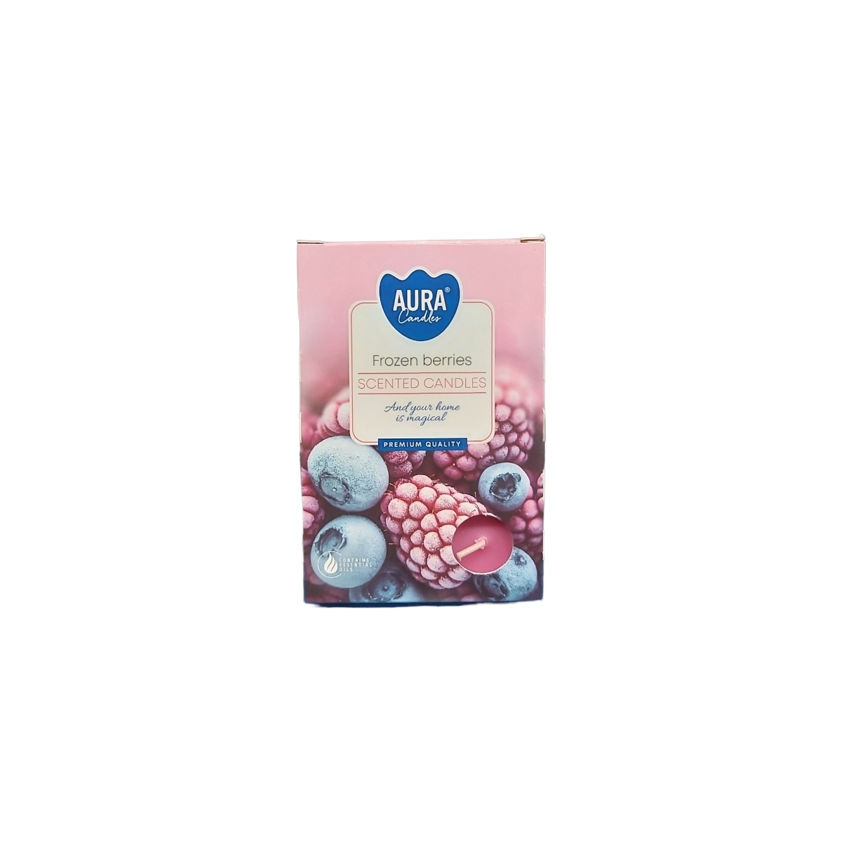 LUMANARE PASTILA P15-314 FRUCTE DE PADURE CONGELATE 6 BUC/SET