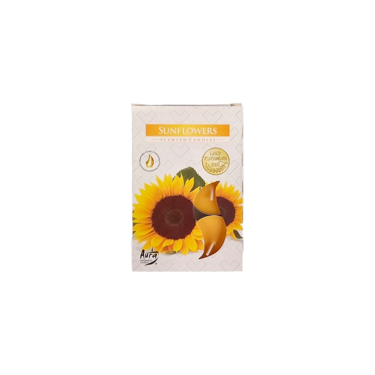 LUMANARE PASTILA P15-330 FLOAREA SOARELUI 6BUC/SET