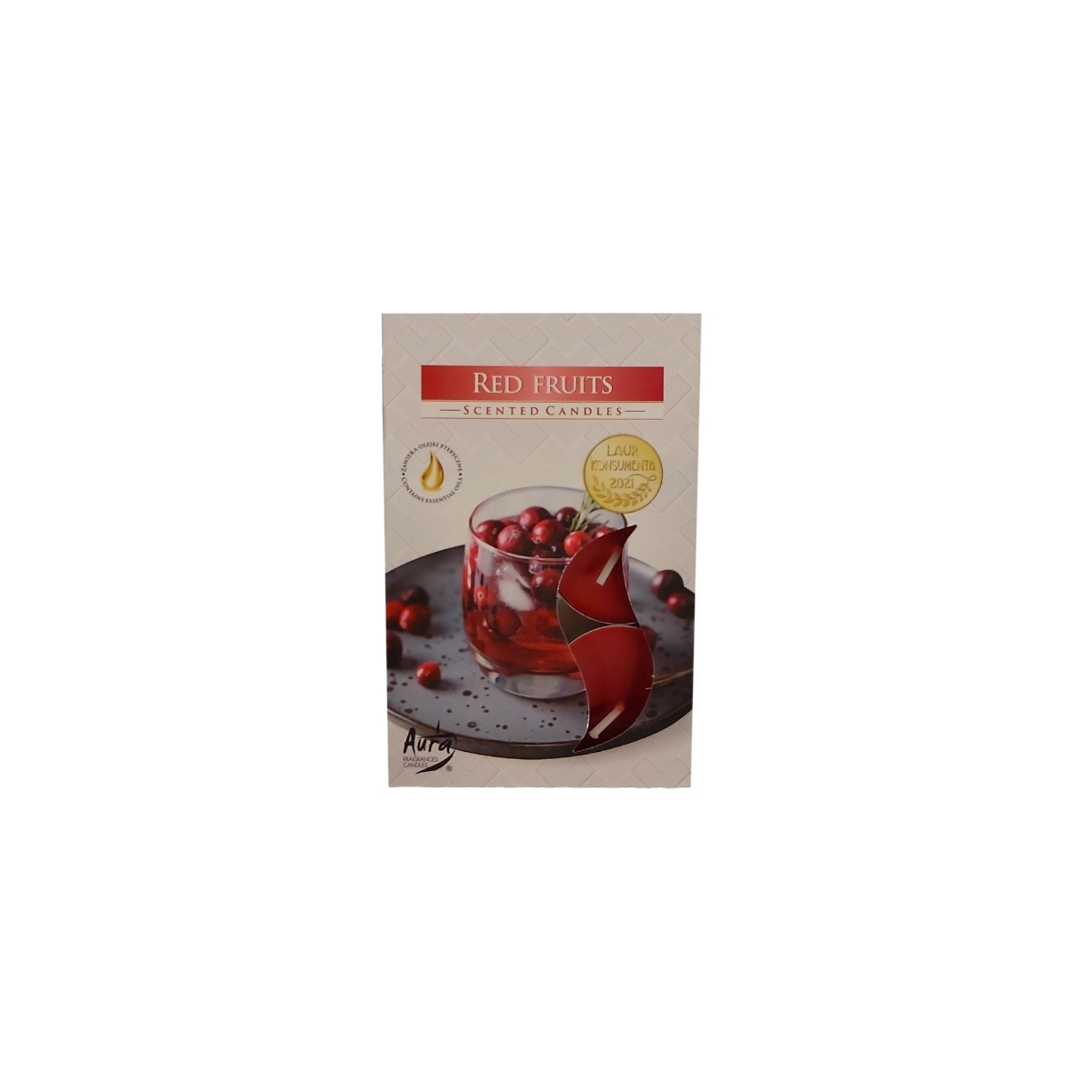 LUMANARE PASTILA P15-332 RED FRUITS 6BUC/SET