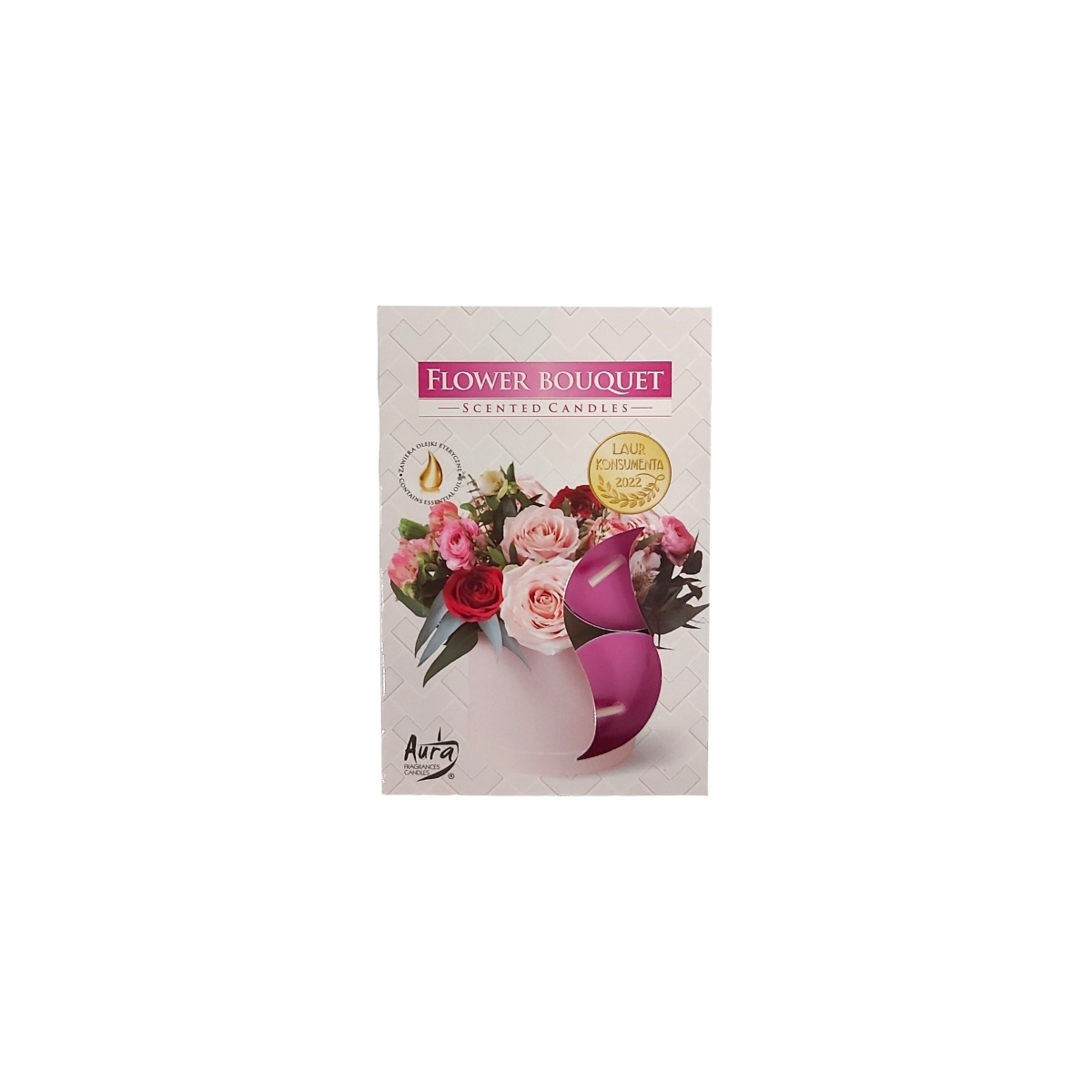 LUMANARE PASTILA P15-334 FLOWER BOUQUET 6BUC/SET