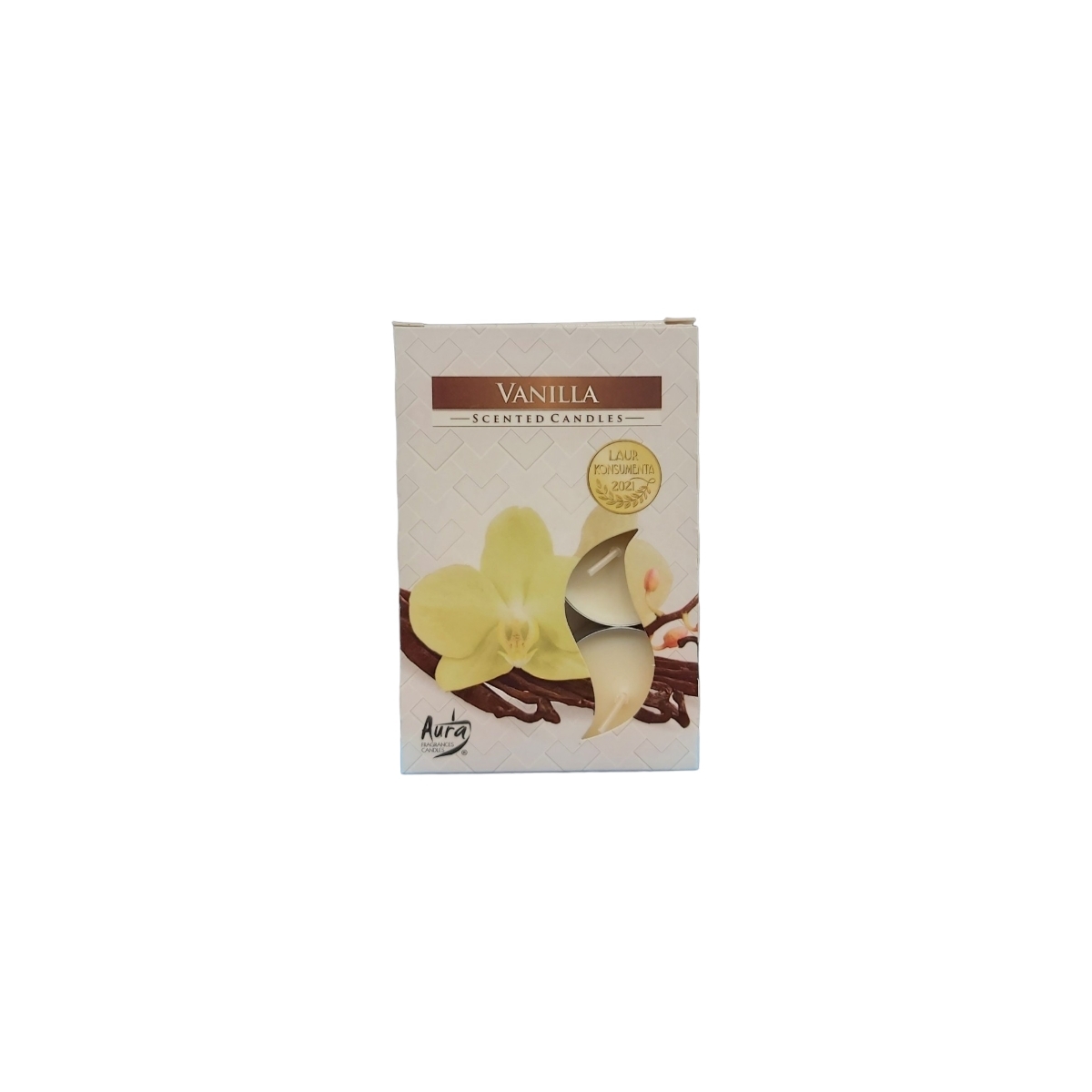 LUMANARE PASTILA P15-67 VANILIE 6 BUC/SET