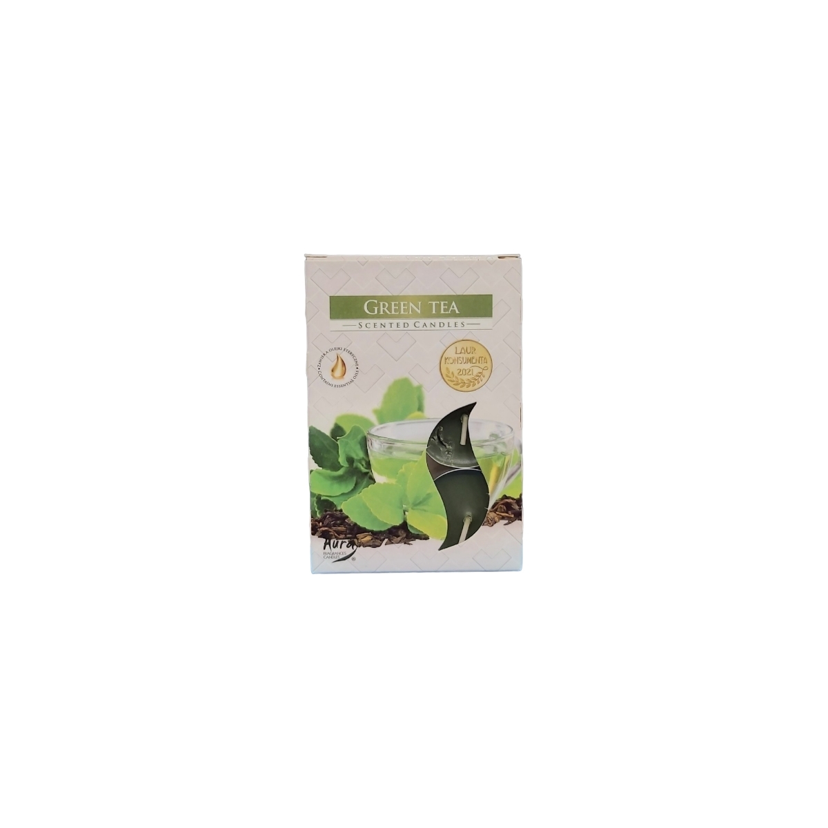 LUMANARE PASTILA P15-83 CEAI VERDE 6 BUC/SET