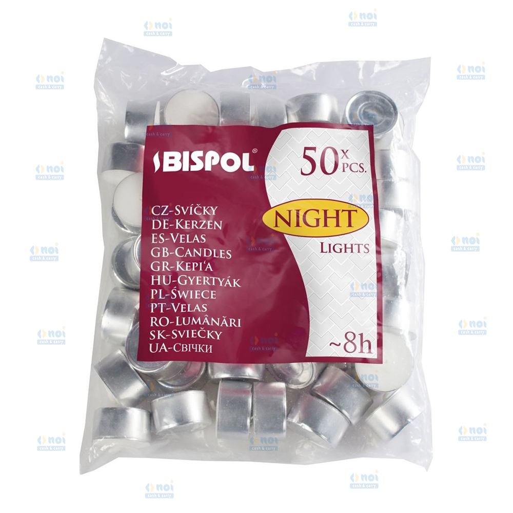 LUMANARE PASTILA P30-50 BISPOL 8 ORE 50 BUC/SET