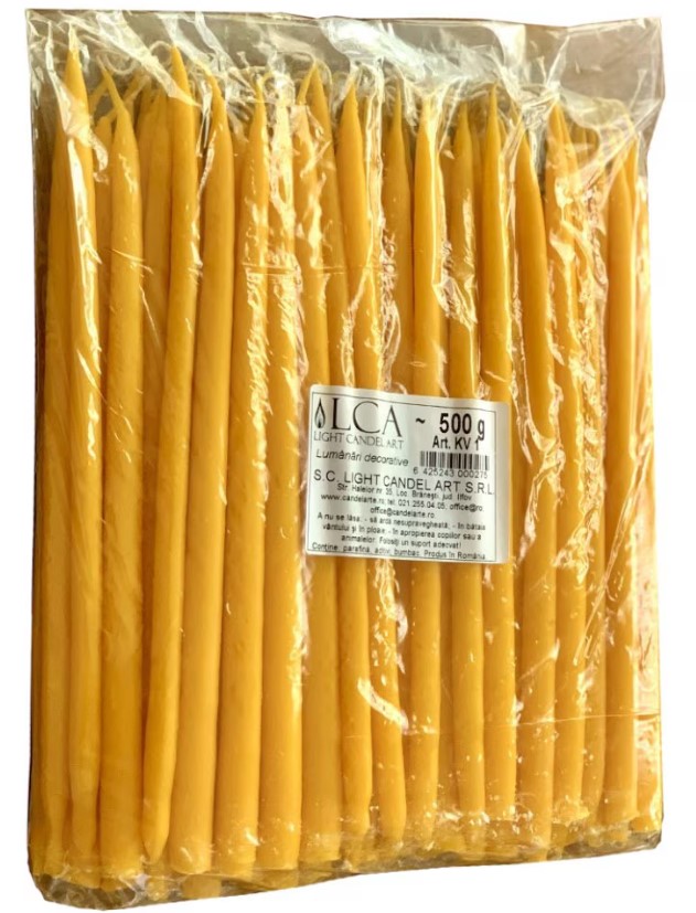 LUMANARI MENAJ CU VARF KV 0.5  500GR