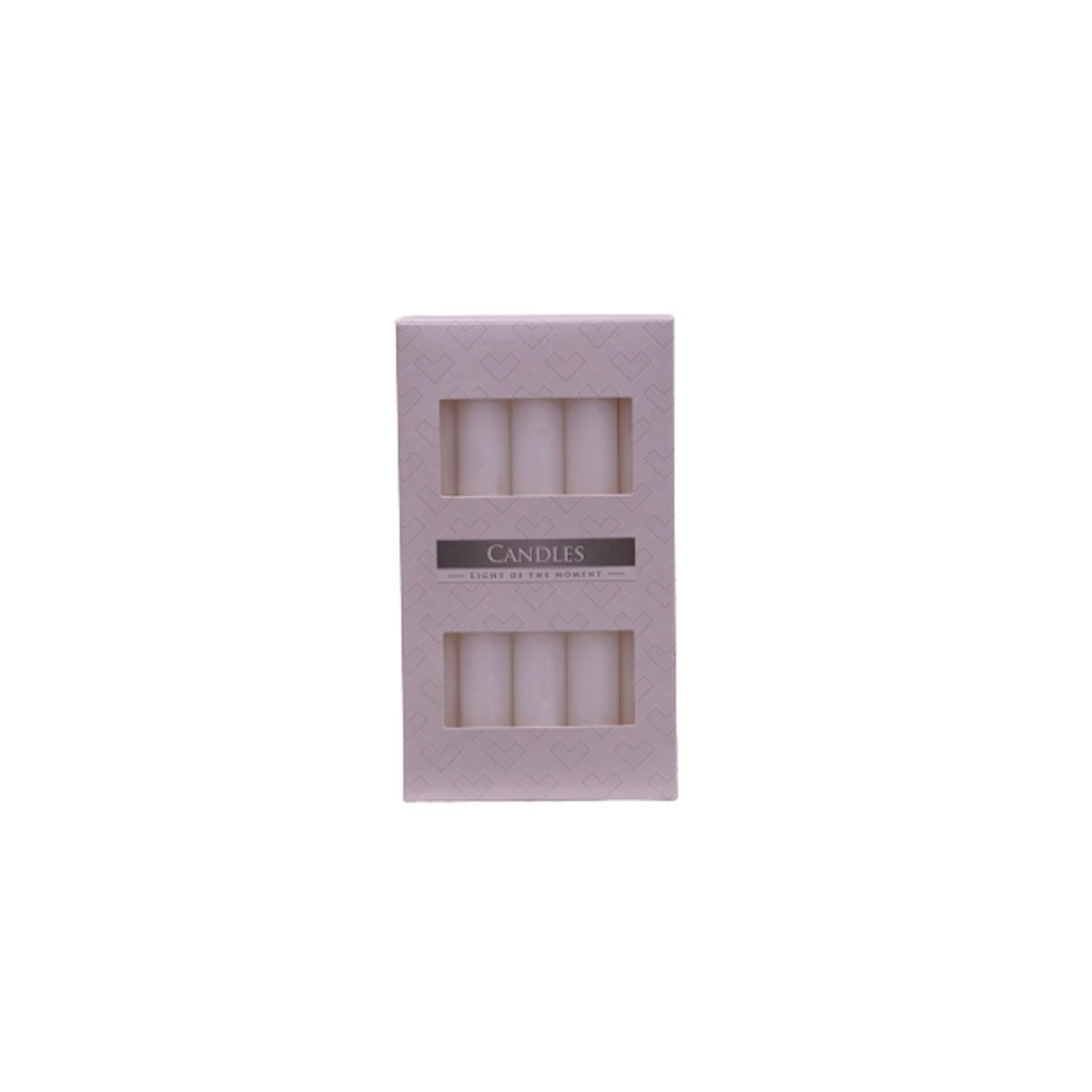 LUMANARI CILINDRICE ALB S1-090 A10 10 BUC/SET