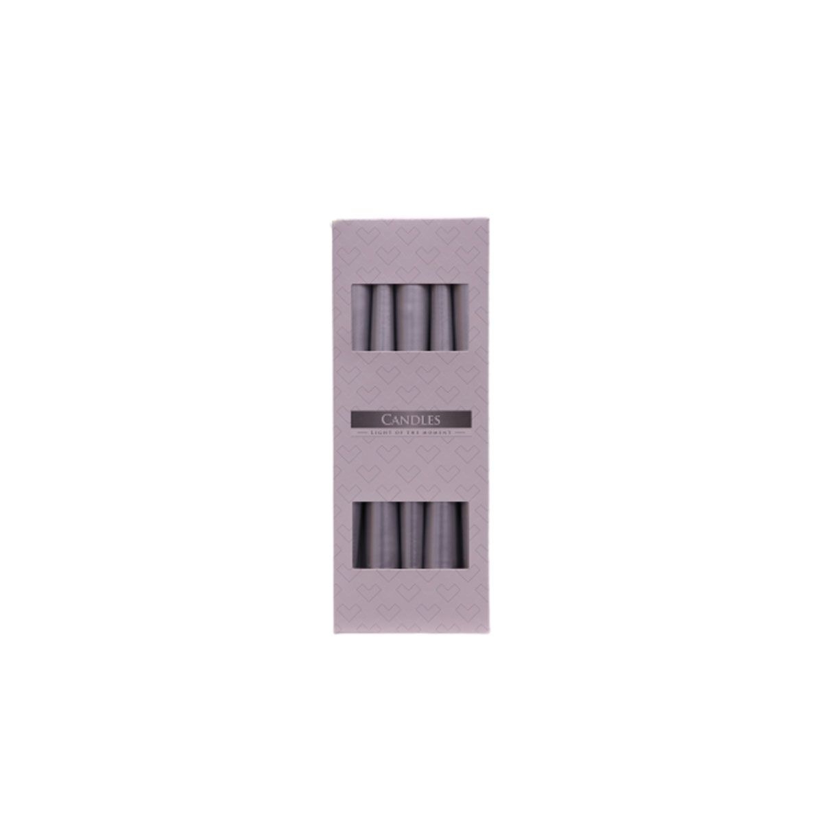 LUMANARI CONICE ARGINTIU S30-271 A10 10BUC/SET