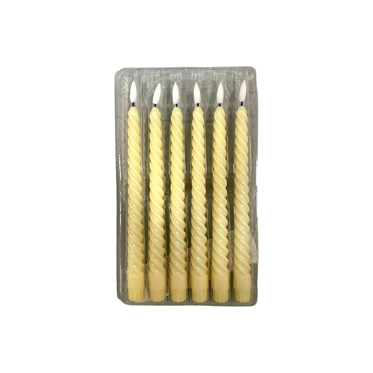 LUMANARI ELECTRONICE 6PCS SPIRALA IVORE 1844