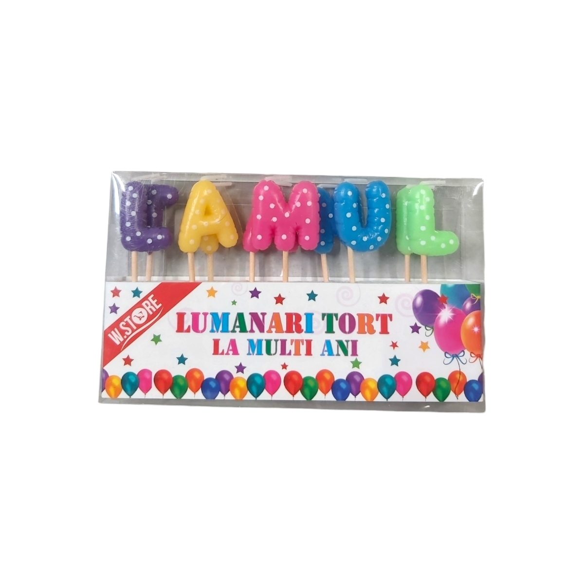 LUMANARI TORT LITERE 012925/053317/053318/053319