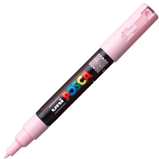 Marker UNI PC-1M 0. 7 mm roz deschis Posca