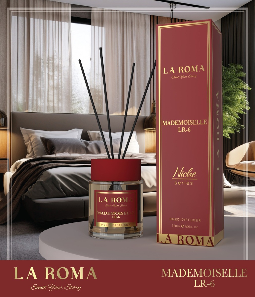 Odorizant de camera Mademoiselle LR - 6, 120 ml, La Roma Niche