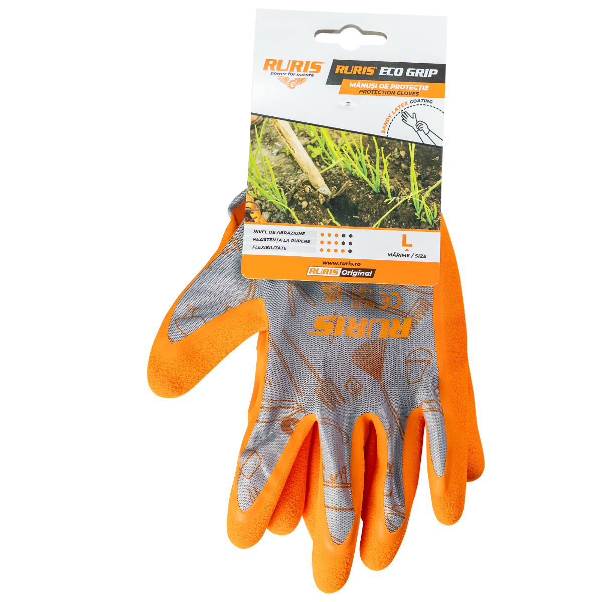 Manusi De Protectie Ruris Eco Grip, Size L