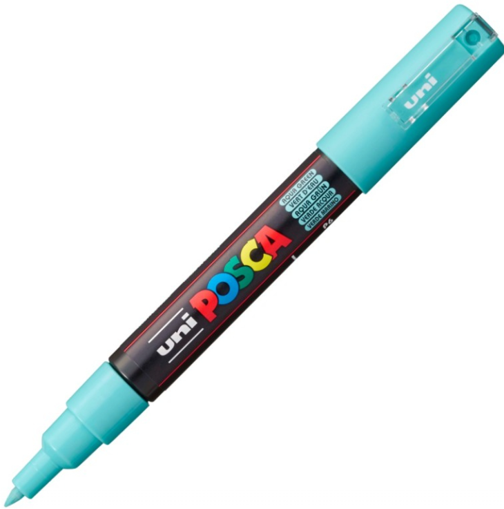 Marker UNI PC-1M 0. 7 mm aqua green Posca