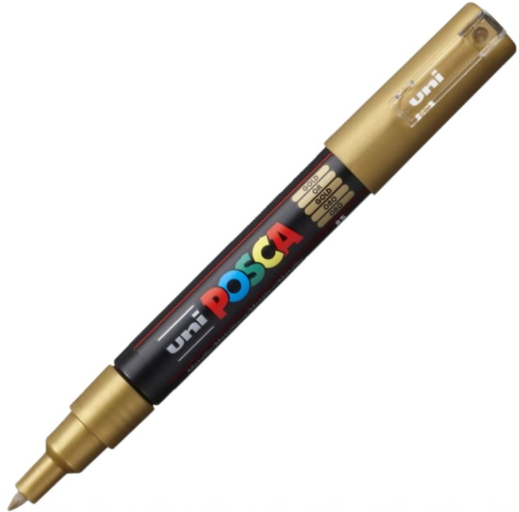 Marker UNI PC-1M 0. 7 mm auriu Posca M245