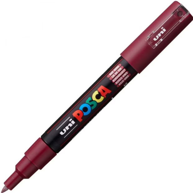 Marker UNI PC-1M 0. 7 mm grena Posca M1453