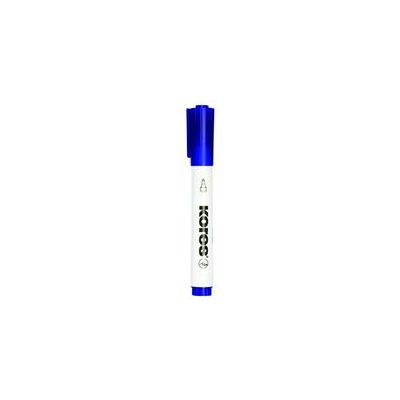 Marker pentru tabla Kores, varf rotund, linie scriere: 3-5mm, culoare albastra (KS000201)