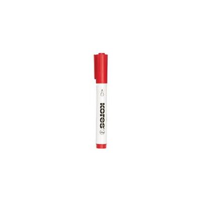 Marker pentru tabla Kores, varf rotund, linie scriere: 3-5mm, culoare rosu (KS000202)