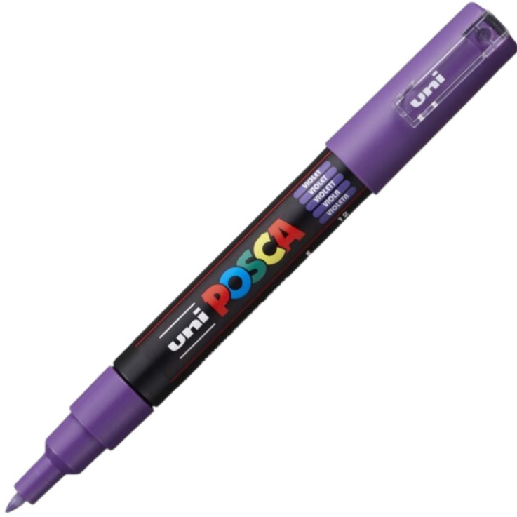 Marker UNI PC-1M 0. 7 mm violet Posca M253