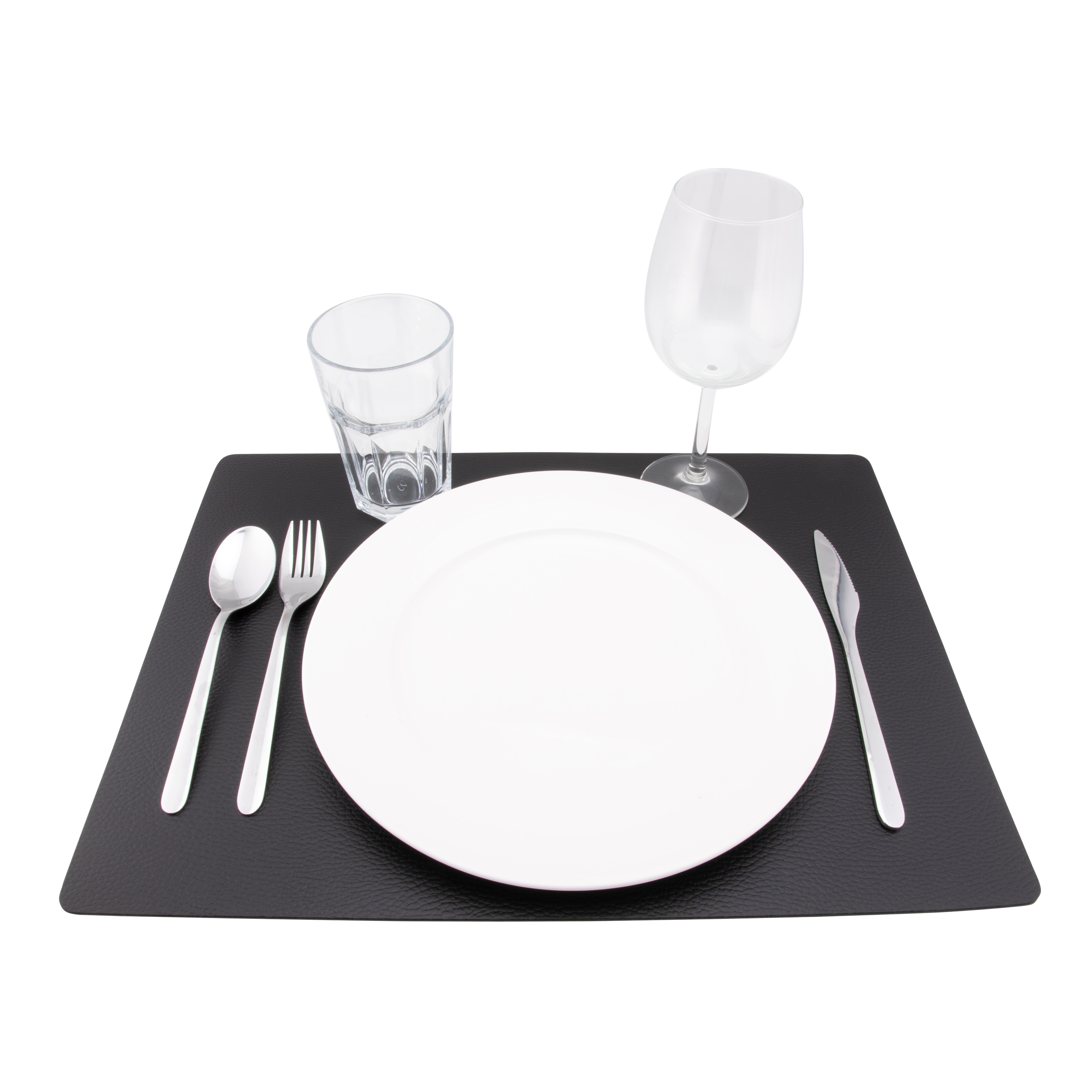 Placemat, din piele, culoare neagra, dimensiuni 450x331mm