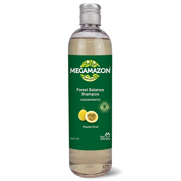 Sampon Forest Balance cu Fructul Pasiunii, caini si pisici, 300 ml, Megamazon