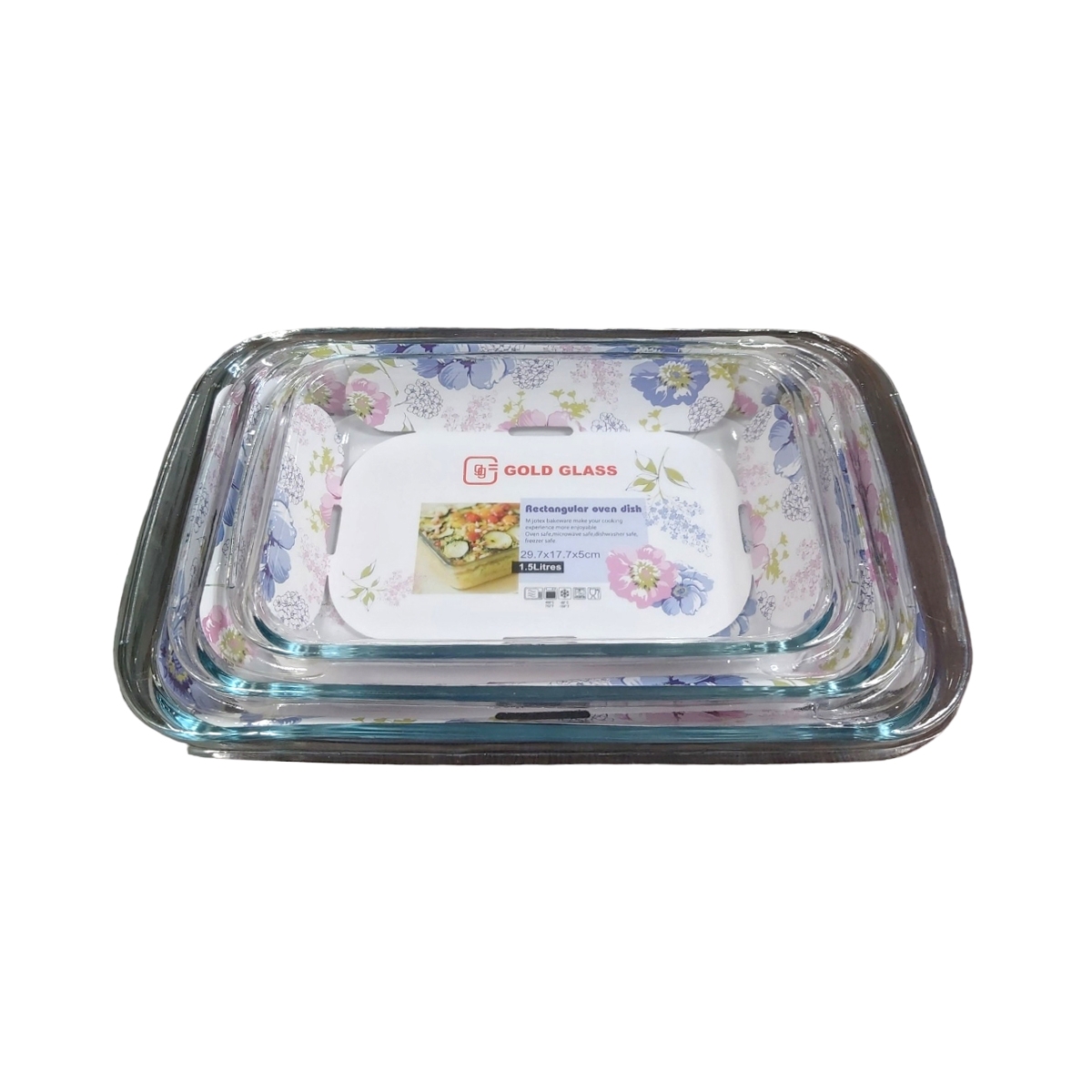 MIJOTEX SET VASE YENA DREPTUNGHIULAR MARE 3PCS 18-1998