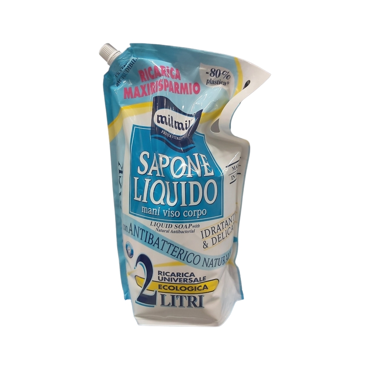 MIL MIL SAPUN LICHID REZERVA ANTIBACTERIAN 2L