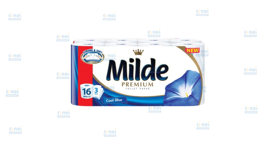 MILDE HARTIE IGIENICA 16ROLE 3STR COOL BLUE