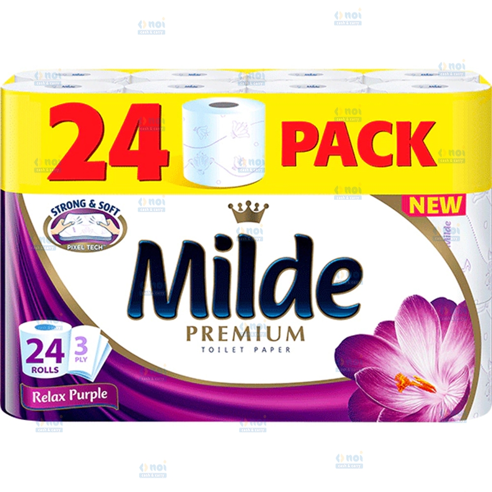 MILDE HARTIE IGIENICA 24ROLE 3STR RELAX PURPLE