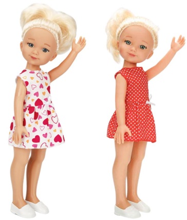 THE CUTE MINA DOLL, DIMENSIONS: 35 CM. HEIGHTS, VARIOUS MODELS