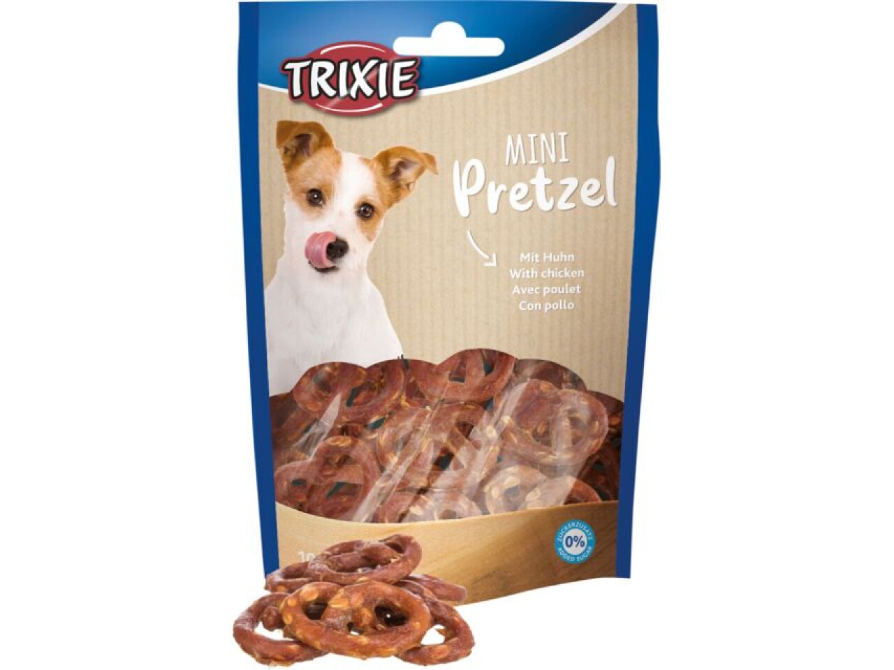 Trixie Recompense Pentru Caini, Mini Covrigi Cu Pui, 100 g, 31656