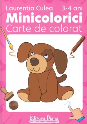 Minicolorici Carte de colorat 3-4 ani