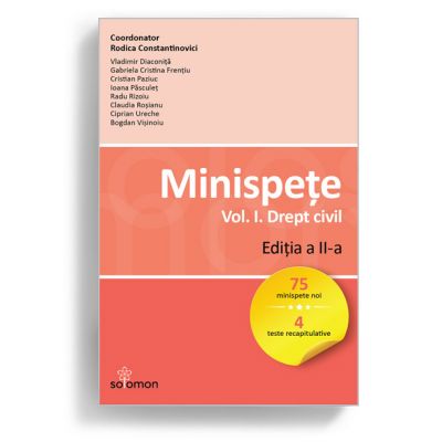 Minispete. Vol. I. Drept civil. Ed. a II-a - Rodica Constantinovici