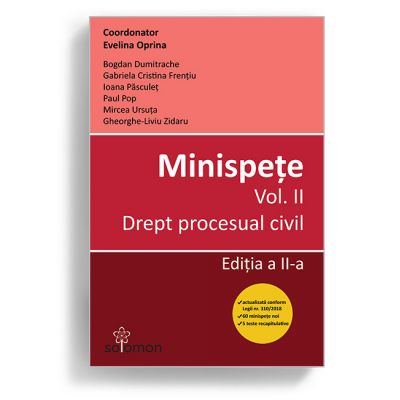 Minispete. Vol. II. Drept procesual civil. Ed. a II-a - Evelina Oprina